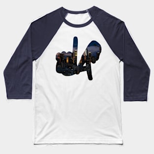 LA Hands, Skyline v3 Baseball T-Shirt